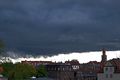 Sog. Shelf Clouds über der Fürther Altstadt, April 2019