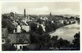 Blick in den Pegnitzgrund bzw. auf die Rückseite der Königstraße bis zur Wolfsgrubermühle, gel. 1941