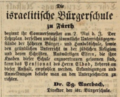 Schulanmeldung 1864