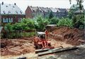 Ehem. Grüner Park während der Bebauung, April 1986