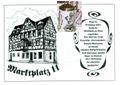 Jahres Bierkrüg der Bürgervereinigung zur Fürther Altstadtweihnacht 1988 Motiv Anwesen <!--LINK'" 0:184-->. Auflage 500 Stück, Preis 65 DM.