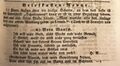 Zeitungsartikel zu Scharre, Fürther Tagblatt 12. Februar 1840