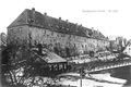 Blick auf das Lange Haus an der Unteren Fischerstraße nahe der Pegnitz (undatiert)