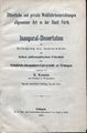 Titelblatt: Öffentliche und private Wohlfahrtseinrichtungen allgemeiner Art in der Stadt Fürth, 1915