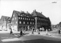 Das ehem. Gebäude Königstraße 44, nebst dem ehem. Geleitshaus vor dem Abriss, 1968
