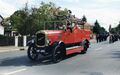 125jähriges Gründungsfest der FFW Stadeln. Festzug in der [[Stadelner Hauptstraße]] mit dem alten "Magirus" Feuerwehrauto [[Freiwillige Feuerwehr Fürth-Vach]], 27. September 1998