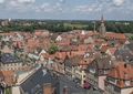 Blick vom Rathausturm auf St. Michael