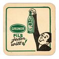 Bierdeckel der Brauerei Grüner