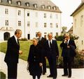 Fürther Delegation auf dem Weg zur Beerdigung von Prof. Dr. Hermann Glockner am Chiemsee, im Bild CSU-Stadtrat Abraham, Aug. 1979