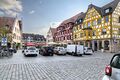 Blick von der Gustavstraße auf den Marktplatz, Mai 2023