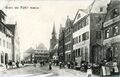 Historische Ansicht des Fürther Marktplatzes (<!--LINK'" 0:106-->), gel. 1907