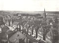 Blick vom  gegen die Altstadt und , Aufnahme um 1907
