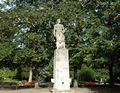 Kriegerdenkmal für 1914/18 im Stadtpark im Eingangsbereich