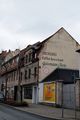 Ehem. Bäckerei in der Nürnberger Straße 30 mit Außenfassadenwerbung für die Brauerei Geismann, 2018