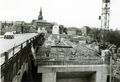 Ludwigbrücke während der Bauarbeiten, Mai 1970