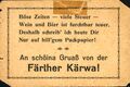 Gruß von der <!--LINK'" 0:107-->, historische Ansichtskarte bzw. Scherzkarte, um 1920