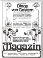 Werbung "Magazin" Alte Frankenmühle Ingo Schlicht in der Schülerzeitung <!--LINK'" 0:51--> Nr. 1 1979