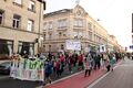 Kundgebungsteilnehmer beim Klimastreik im März 2022