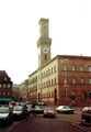 Königsplatz, Brandenburger Straße und Rathaus im Dezember 1992