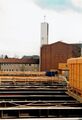 U-Bahn-Baustelle westlich der Christkönig-Kirche, Januar 2001