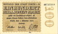 Fürther  <a class="mw-selflink selflink">1923</a>, 100.000.000 Mark