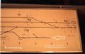 Gleisplan mit Industriegleis der Firma <!--LINK'" 0:81--> im Juli 1991 und ehemaliges Entladegleis der "Fäkalienentladestation" am Bahnhof Vach