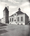 Gaswerk, Wasserturm, Uhren- und Reglerhaus, Leyher Str. 69, Aufnahme um 1907