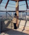 Ausblick vom Turm <!--LINK'" 0:211--> (Rohbau) am 10.11.1979 - fertiggestellt 1980 auf den <a class="mw-selflink selflink">Main-Donau-Kanal</a>, die <!--LINK'" 0:212--> und rechts die Wohnanlage <!--LINK'" 0:213-->