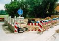 Umgestaltung am Heckenweg / Vacher Straße, April 2004