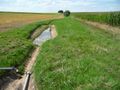 Sandfang des Altengrabens oberhalb des Durchlasses