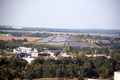 Blick vom Klinikum zum Solarberg über die Monteith Barracks, 2013