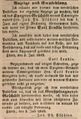 Zeitungsanzeige des Spezereihändlers <!--LINK'" 0:10-->, Juli 1849