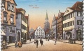 Der Marktplatz auf der Jubiläumsbriefmarke 1000 Jahre Fürth.