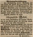 Zeitungsannonce des Lithographen , Juni 1846