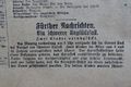 Bericht in den Fürther Nachrichten vom 12.9.1929 über einen Kirchweih Unfall in Sack