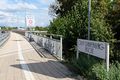 Blick über die Graf-Stauffenberg-Brücke in Unterfürberg, August 2020