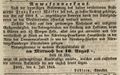 Zeitungsanzeige zum Nachlass des Wirts <!--LINK'" 0:43-->, Juli 1843