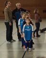 Paul Schmidt als Jugendleiter in der Turnhalle, Feb. 2013