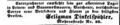 Anzeige Dinkelspühler, Fürther Tagblatt 27. August 1874