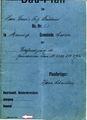 Bauplan Mappe vom Papierhaus Schöll 1922 für das <!--LINK'" 0:10-->