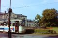 Wendeschleife der Linie 21 am Bahnhofsplatz (1981).