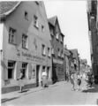 Ansicht v.l.n.r.: Bergstraße 3, Schützenhof 1, Bergstr. 5; Foto 21. Mai 1948