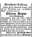 Wirtschaftseröffnung Friedrich Abel, <!--LINK'" 0:10--> <a class="mw-selflink selflink">1870</a>