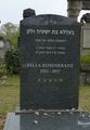 Grabstein Bella Rosenkranz, neuer jüdischer Friedhof Fürth, Feld II.2