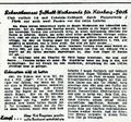 Ausschnitt aus den  vom 17.12.1947 über´s "Kleeblatt"