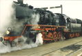 Dampflok-Pendelfahrt mit einer Güterzuglok BR 50 auf der <!--LINK'" 0:11--> zum Jubiläum <!--LINK'" 0:12-->