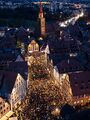 Luftbild Demonstration am Grünen Markt gegen Rechtsextremismus, <!--LINK'" 0:30--> <a class="mw-selflink selflink">2024</a>