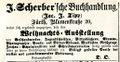Werbung im  vom 7.12.1884. Komplette Zeitung unter  vorhanden und nachlesbar.
