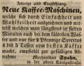 Werbeannonce des Kunstflaschners <!--LINK'" 0:28-->, Februar 1846