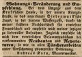 Zeitungsanzeige des Maurermeisters <!--LINK'" 0:19-->, August 1845